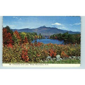 Postcard Mount Chocorua and Lake White Mountains New Hampshire